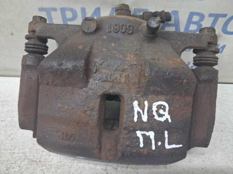 Запчасть суппорт передний левый Nissan Qashqai 2006-2013 J10 1.6 diesel R9M 41011JD00A Б/У Суппорт передний левый Nissan Qashqai 2006-2013 J10 1.6 diesel R9M 41011JD00A Б/У