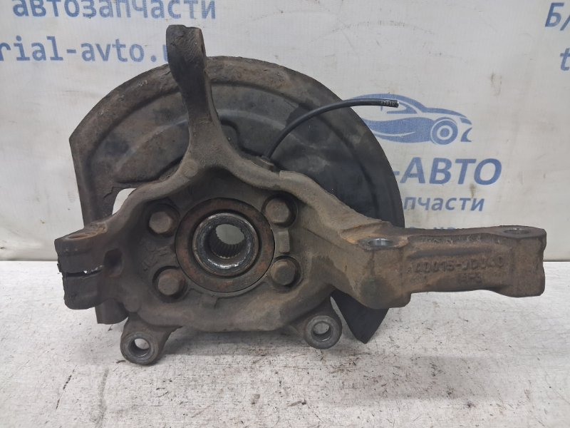 Запчасть кулак поворотный левый со ступицей Nissan Qashqai 2006-2013 J10 1.6 diesel R9M 40015JD000 Б/У Кулак поворотный левый со ступицей Nissan Qashqai 2006-2013 J10 1.6 diesel R9M 40015JD000 Б/У