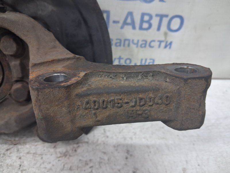 Кулак поворотный левый со ступицей Qashqai 2006-2013 J10 1.6 diesel R9M Кулак поворотный левый со ступицей Qashqai 2006-2013 J10 1.6 diesel R9M