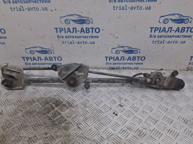 Запчасть трапеция дворников Nissan Tiida 2004-2014 C11 1.6 Бензин HR16 28800EM00A Б/У Трапеция дворников Nissan Tiida 2004-2014 C11 1.6 Бензин HR16 28800EM00A Б/У