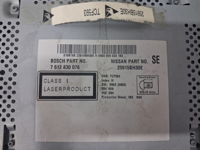 Магнитофон Qashqai 2006-2013 J10 1.6 diesel R9M Магнитофон Qashqai 2006-2013 J10 1.6 diesel R9M