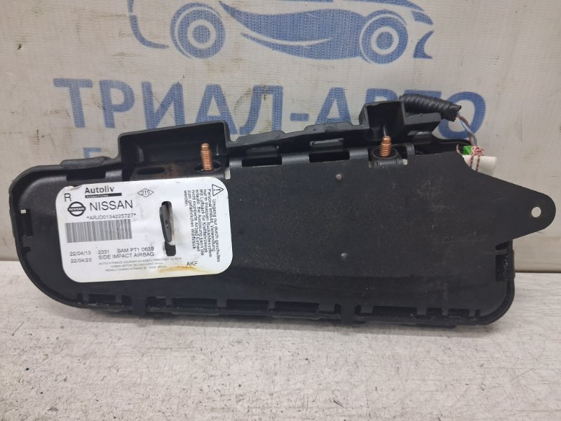 Подушка безопасности в кресло передняя правая Nissan Qashqai 2006-2013 J10 1.6 diesel R9M 2331BAMPT10635 Б/У