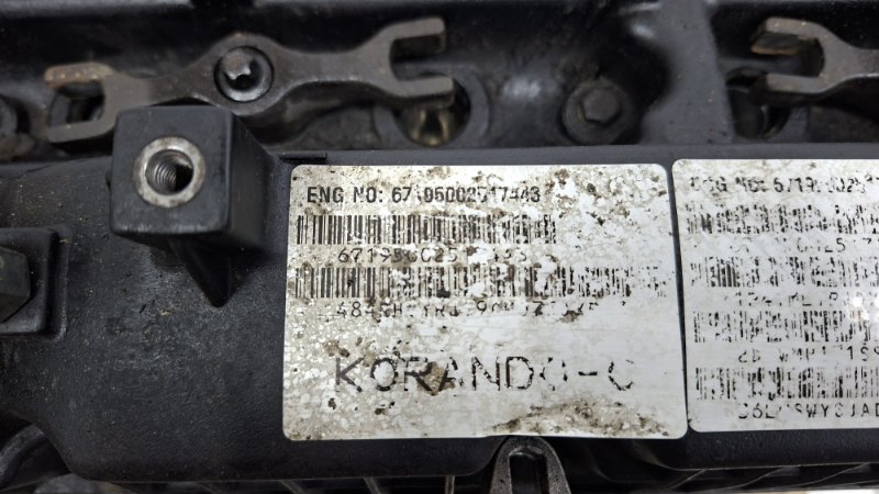 Двигатель Korando 2010-2019 C200 2.0 diesel D20DTF Двигатель Korando 2010-2019 C200 2.0 diesel D20DTF