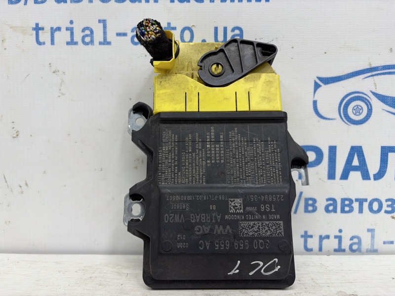 Блок управления AIRBAG Skoda Octavia 2013-2020 A7 1.6 Дизель CLHA 3Q0959655AC Б/У
