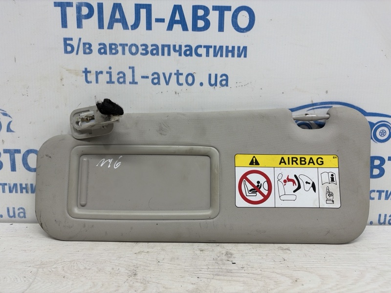Запчасть козырек солнцезащитный левый Mazda 6 2012- GJ 2.2 дизель GHR1-69-320B 75 Б/У Козырек солнцезащитный левый Mazda 6 2012- GJ 2.2 дизель GHR1-69-320B 75 Б/У