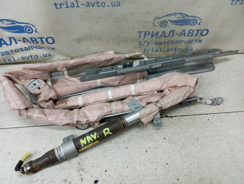 Airbag потолка(шторка) правый Nissan Navara 2004-2015 D40 2.5 Diesel YD25DDTI 985P04X00B Б/У