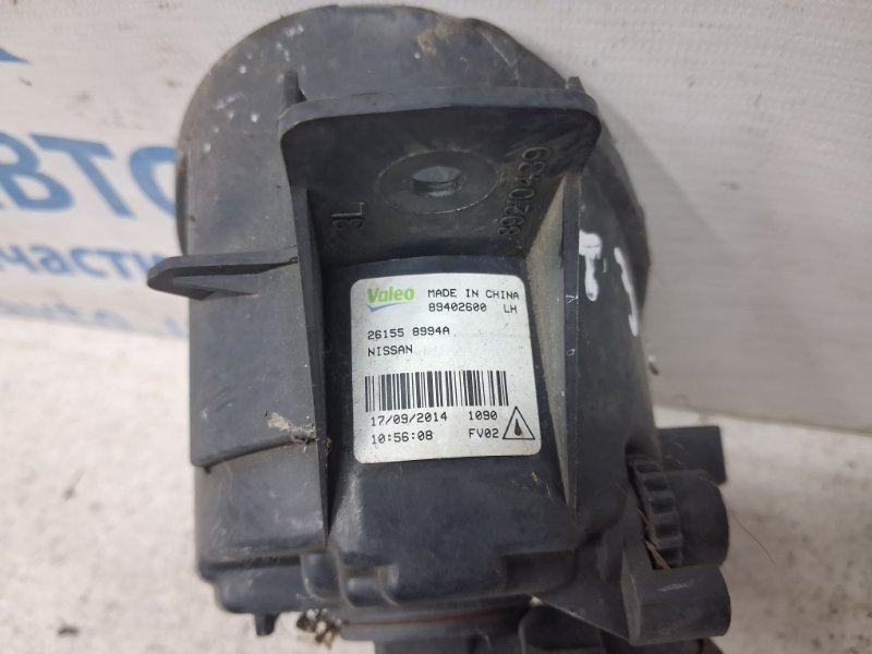 Фара противотуманная левая X-Trail 2014-2021 T32 1.6 diesel R9M Фара противотуманная левая X-Trail 2014-2021 T32 1.6 diesel R9M
