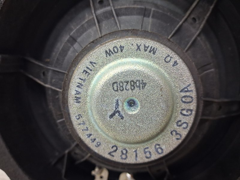 Динамик двери задний левый X-Trail 2014-2021 T32 1.6 diesel R9M Динамик двери задний левый X-Trail 2014-2021 T32 1.6 diesel R9M