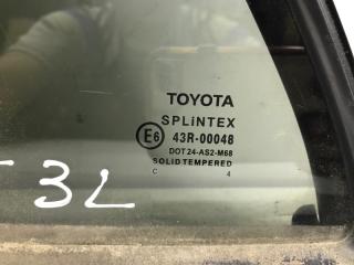 Стекло двери задней левой (форточка) Toyota Avensis T25 1.8 бензин 1ZZFE Стекло двери задней левой (форточка) Toyota Avensis T25 1.8 бензин 1ZZFE