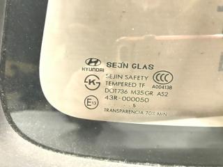 Стекло в кузов заднее правое Hyundai Tucson JM 2.0 diesel D4EA МКПП