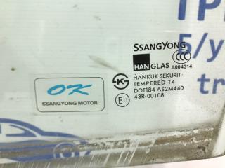 Стекло двери заднее левое SsangYong Rexton Y250 2.7 D27DT Стекло двери заднее левое SsangYong Rexton Y250 2.7 D27DT