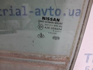 Стекло двери заднее левое Nissan Navara D40 2.5 Diesel YD25DDTI