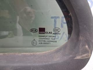 Стекло двери задней левой (форточка) Sorento 2002-2011 BL 2.5 diesel D4CB