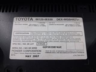 Магнитофон RX 350 2003-2009 XU30 3.5 Бензин 2GRFE