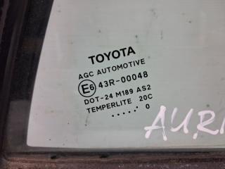 Стекло двери задней правой (форточка) Auris 2006-2012 E150 1.6 бензин 1ZRFAE