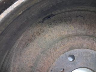 Барабан тормозной задний Nissan Navara D40 2.5 Diesel YD25DDTI