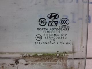 Стекло двери задней левой (форточка) Hyundai Sonata NF 2.4 бензин G4KC