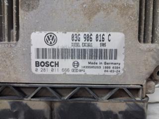 Блок управления двигателем Caddy 2003-2015 2k 1.9 diesel BJB