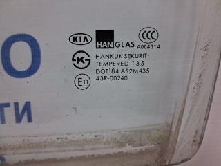 Стекло двери переднее левое Kia Sorento BL 2.5 diesel D4CB