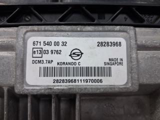 Блок управления двигателем Korando 2010-2019 C200 2.0 diesel D20Dt