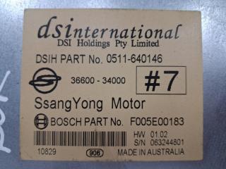 Блок управления SsangYong Korando C200 2.0 diesel D20Dt