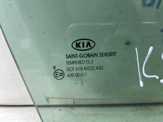 Стекло двери задней правой (форточка) Kia Sportage SL 1.7 diesel D4FD