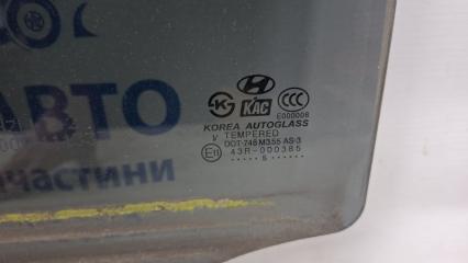 Стекло двери заднее левое Tucson 2004-2009 JM 2.0 бензин G4GC