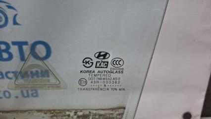Стекло двери переднее левое Tucson 2004-2009 JM 2.0 бензин G4GC