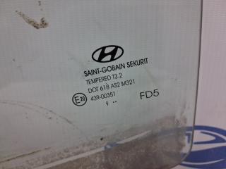 Стекло двери заднее левое Hyundai I30 FD 1.6 diesel D4FB