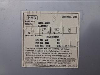 Магнитофон I30 2007-2012 FD 1.6 бензин G4FC