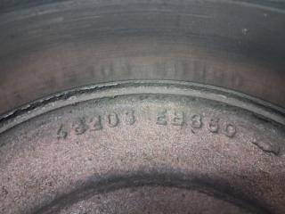 Барабан тормозной задний Nissan Navara D40 2.5 Diesel YD25DDTI