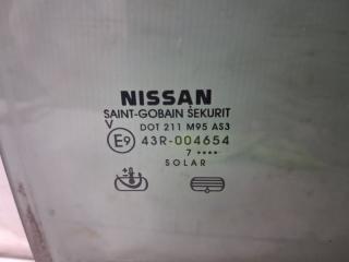 Стекло двери заднее правое Navara 2004-2015 D40 2.5 Diesel YD25DDTI